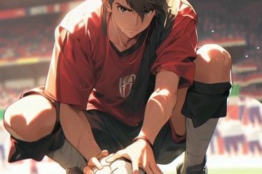 Anh avatar anime bong da dep cau thu chuan bi sut
