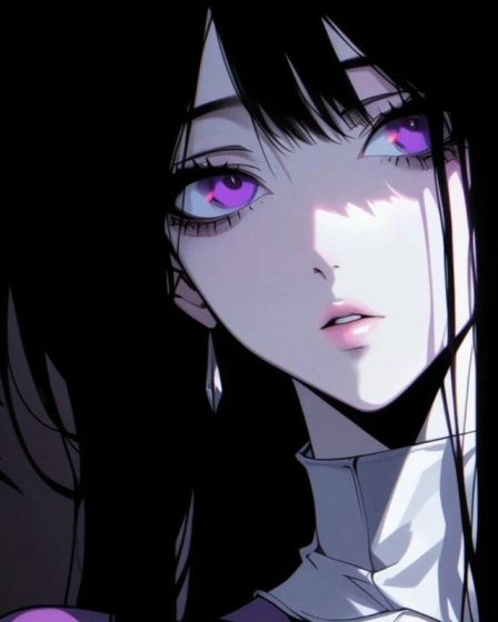 Anh avatar anime nu bi an ngau lanh lung can canh khuon mat