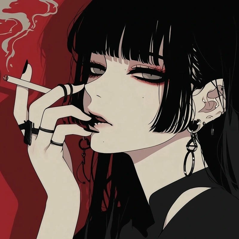 Avatar anime nữ ngầu lạnh lùng 7