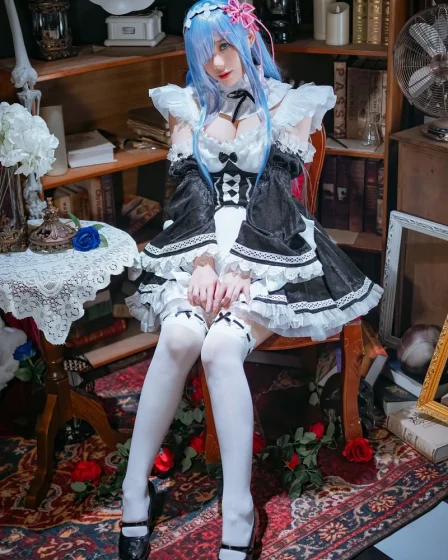 Jiu Yan cosplay Rem ReZero 1 result