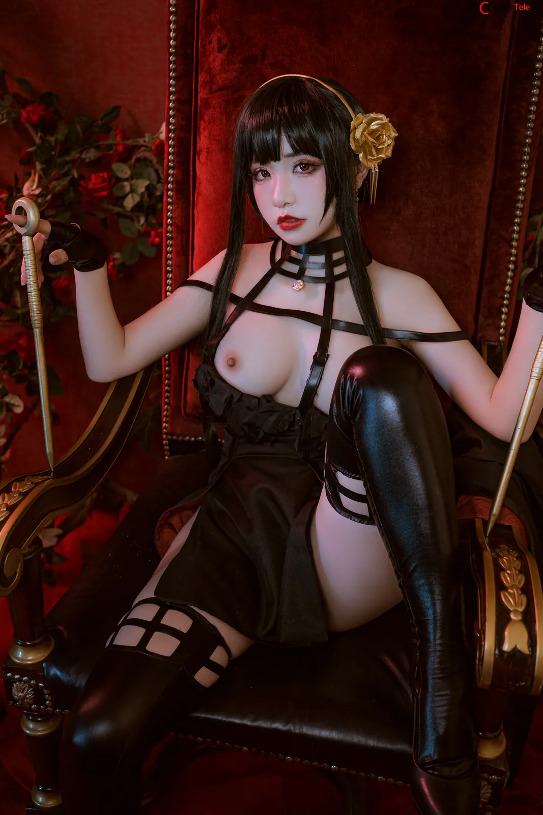 Nekokoyoshi cosplay Yor Forger 14