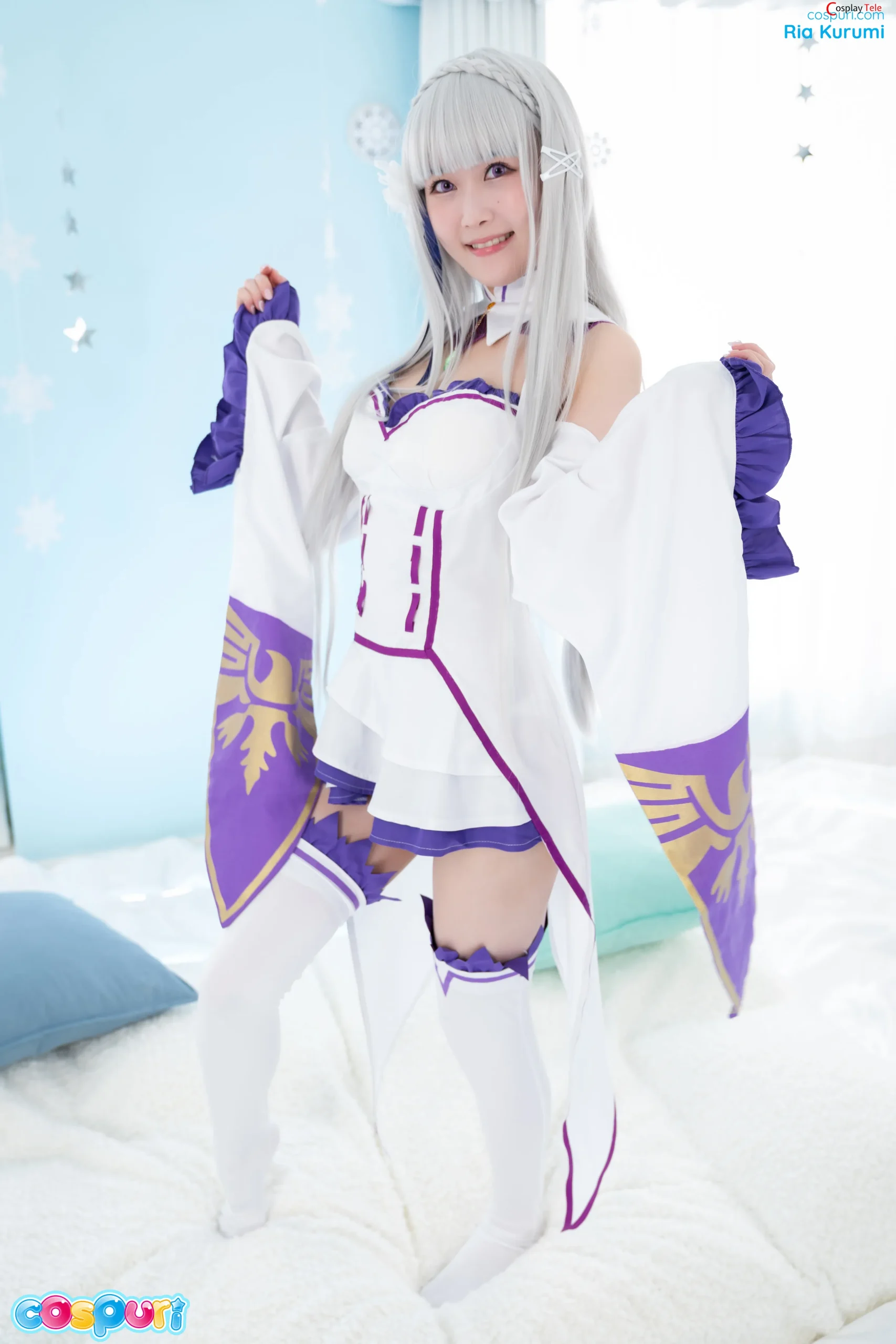 Ria Kurumi cosplay Emilia ReZero 1 result scaled 4