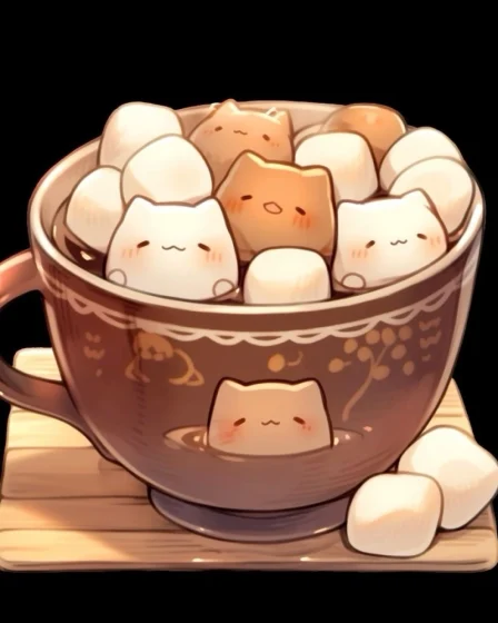 anh chibi do uong 01