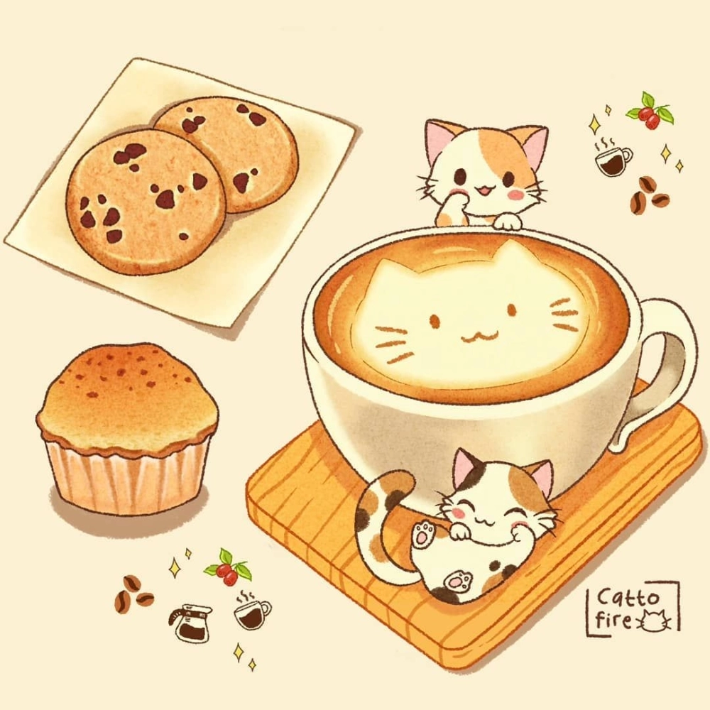 ảnh chibi đồ uống 4