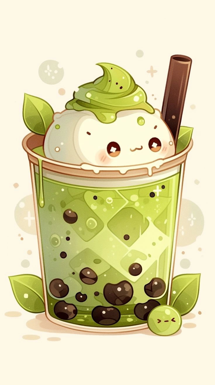 ảnh chibi đồ uống 10