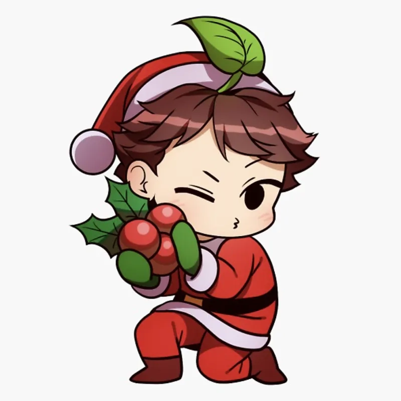 ảnh chibi giáng sinh 11