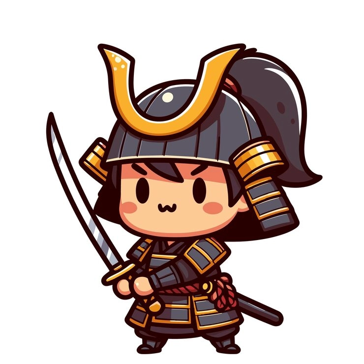 ảnh chibi samurai 6
