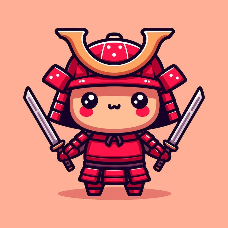 ảnh chibi samurai 9