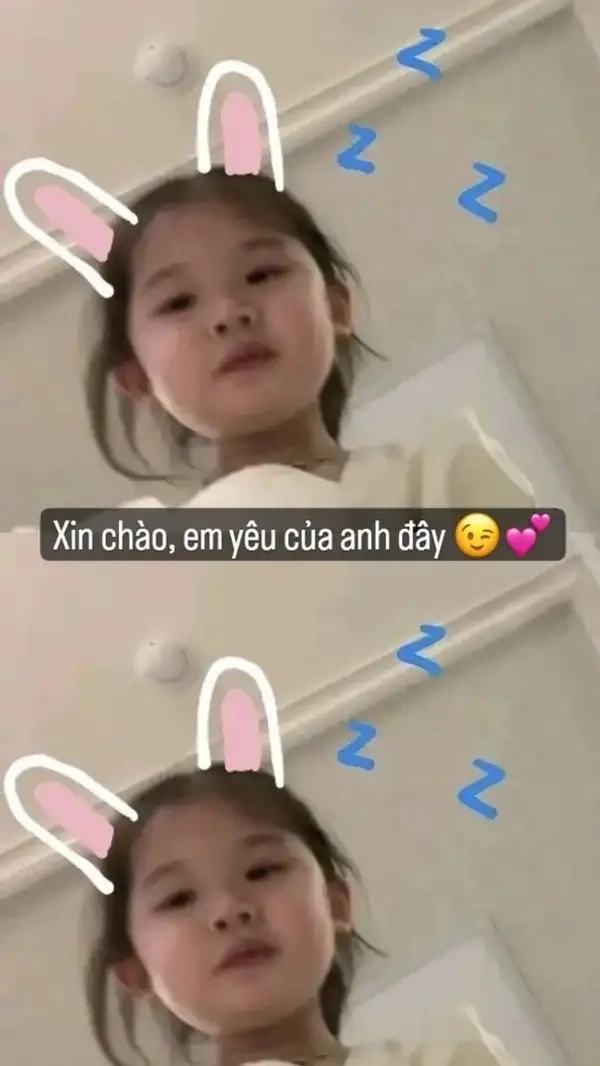 Ảnh meme xin chào 7