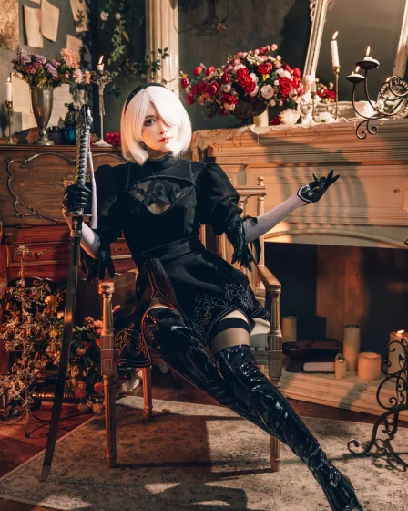 baby LuLu cosplay 2B NierAutomata Part 2 1 result