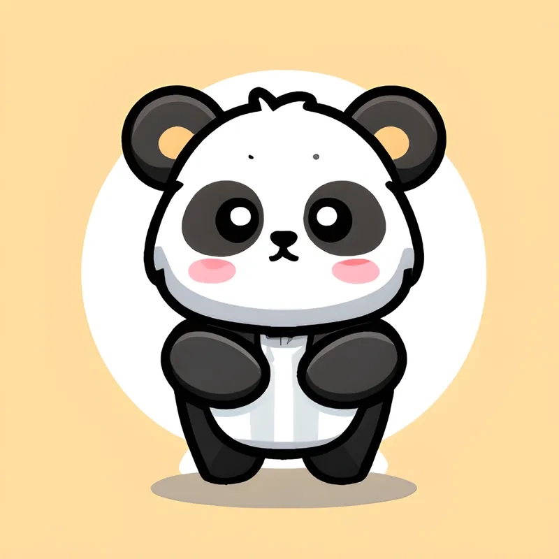 chibi panda 5