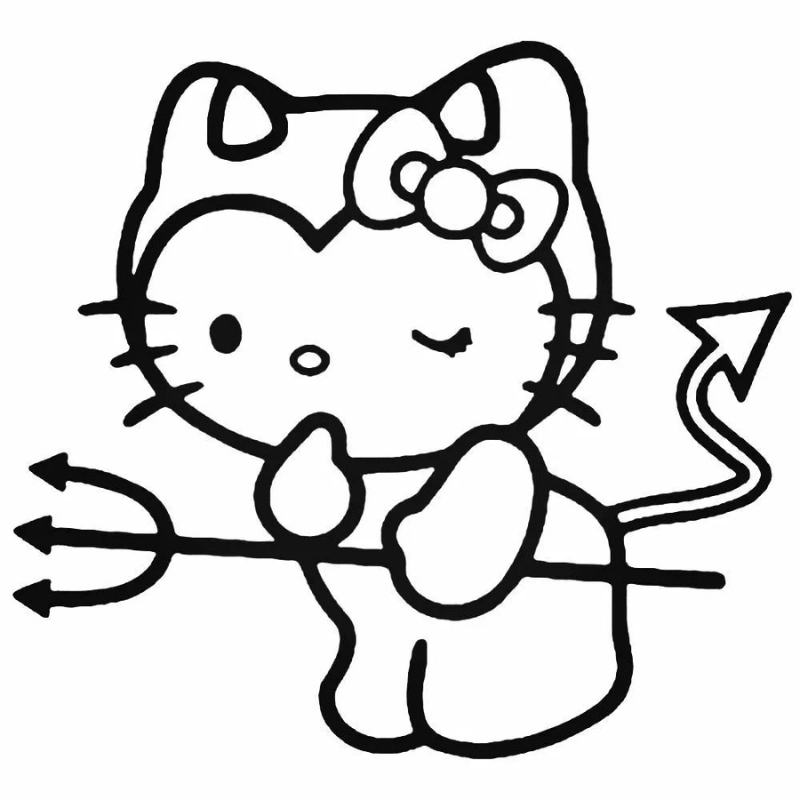 Hello Kitty tô màu 2