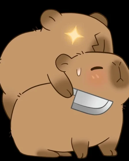 hinh anh capybara chibi 21