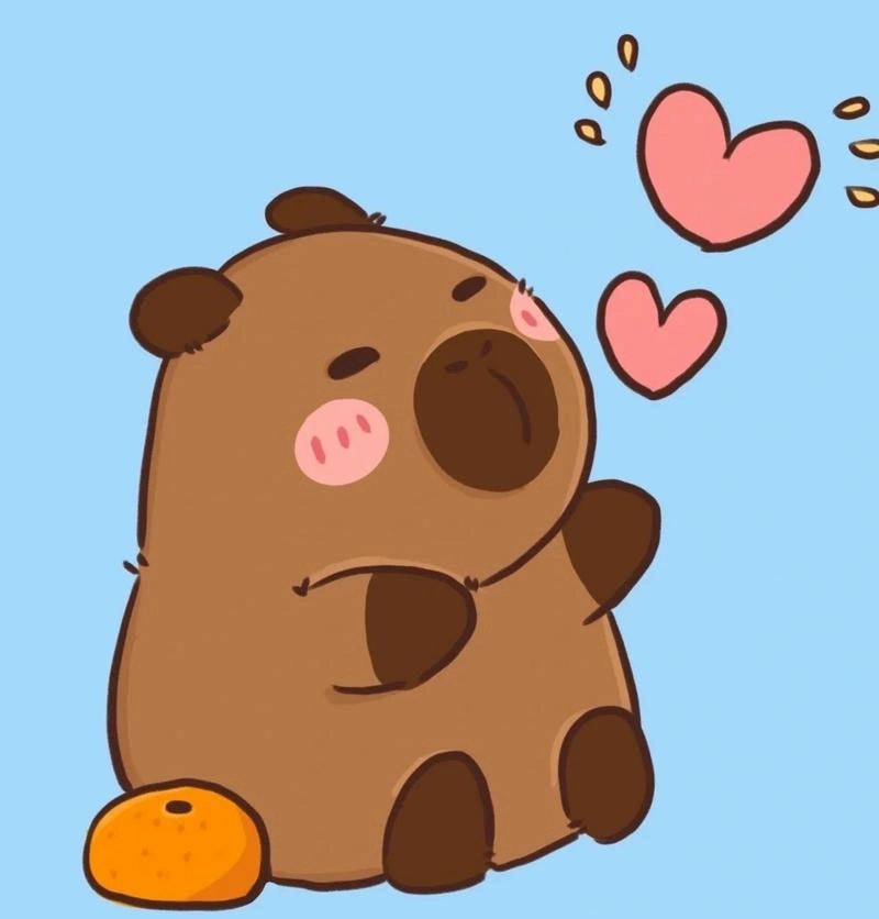 hình ảnh capybara chibi 2