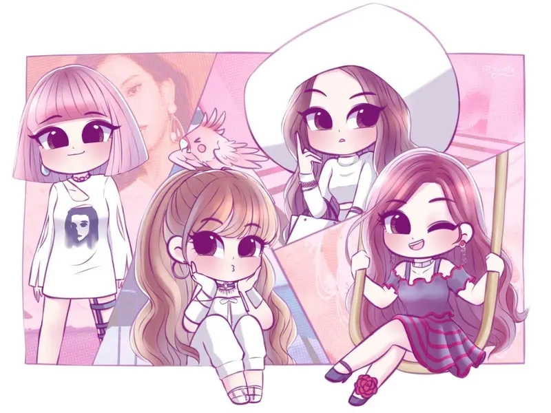 nền chibi cute đáng yêu 34