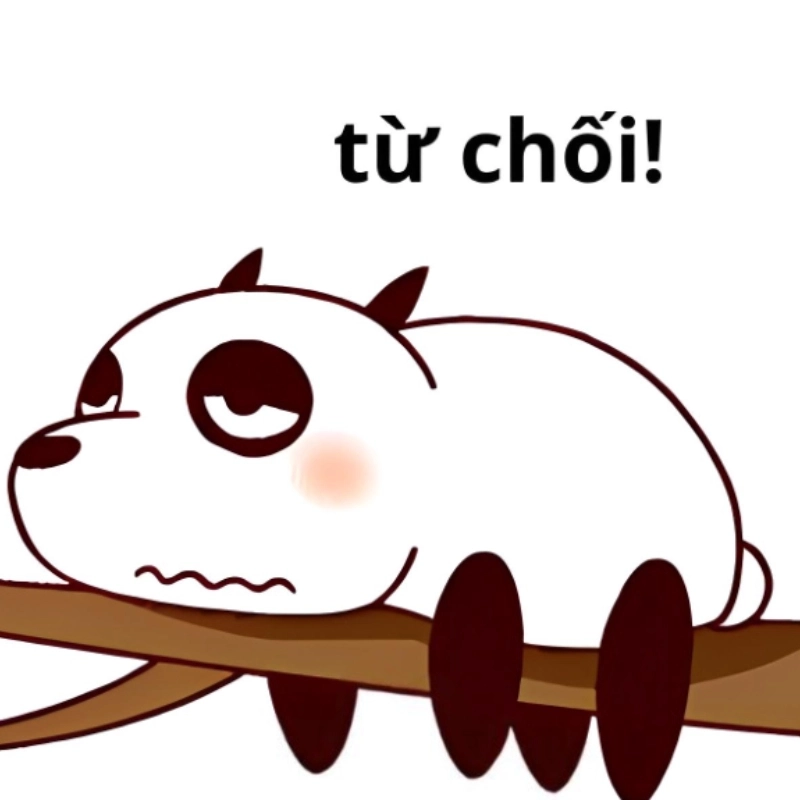 meme từ chối 5