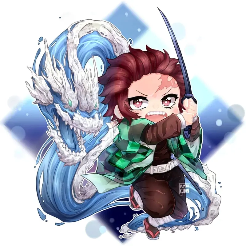 thanh gươm diệt quỷ chibi 21
