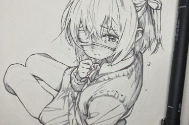 tranh anime nu 1