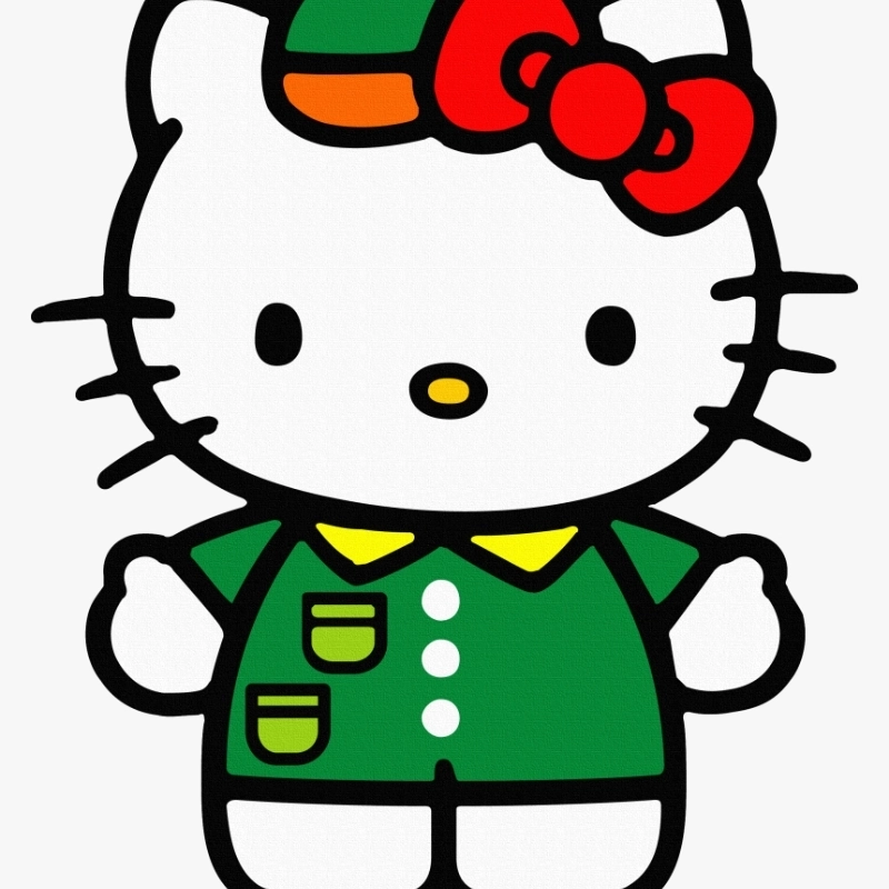 Hello Kitty tô màu 26