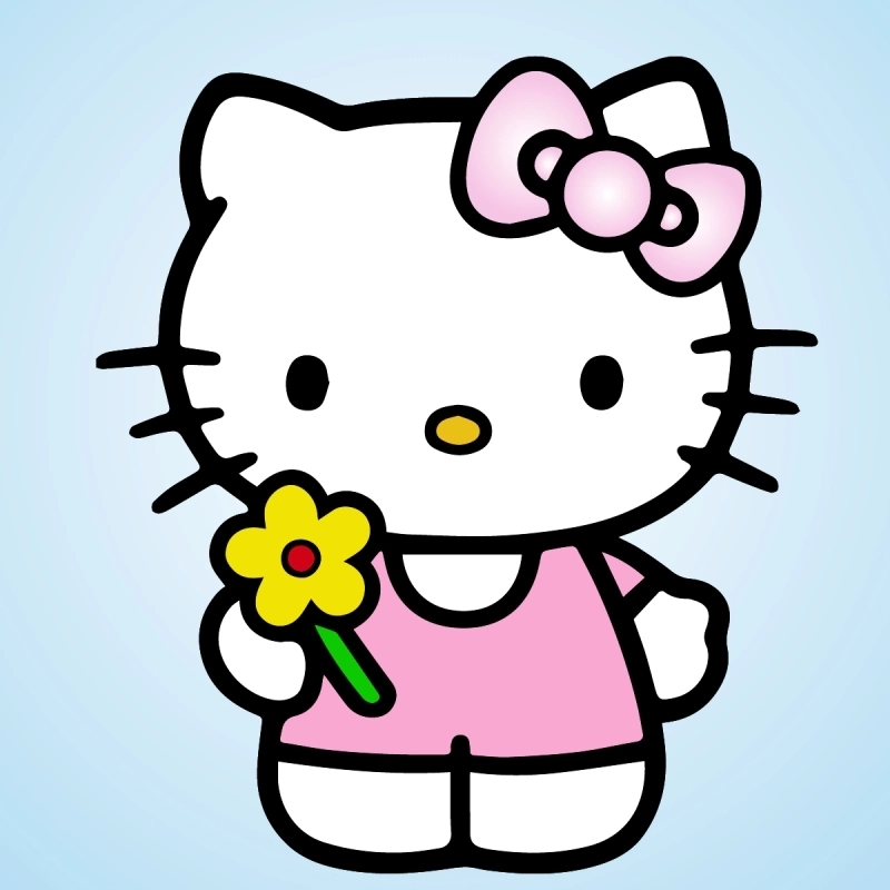 Hello Kitty tô màu 20