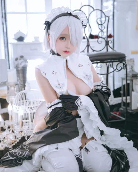 Rinaijiao cosplay 2B Milk Maid NierAutomata 1 result